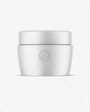 Matte Cosmetic Jar Mockup