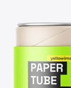 Paper Tube with Tea Mockup