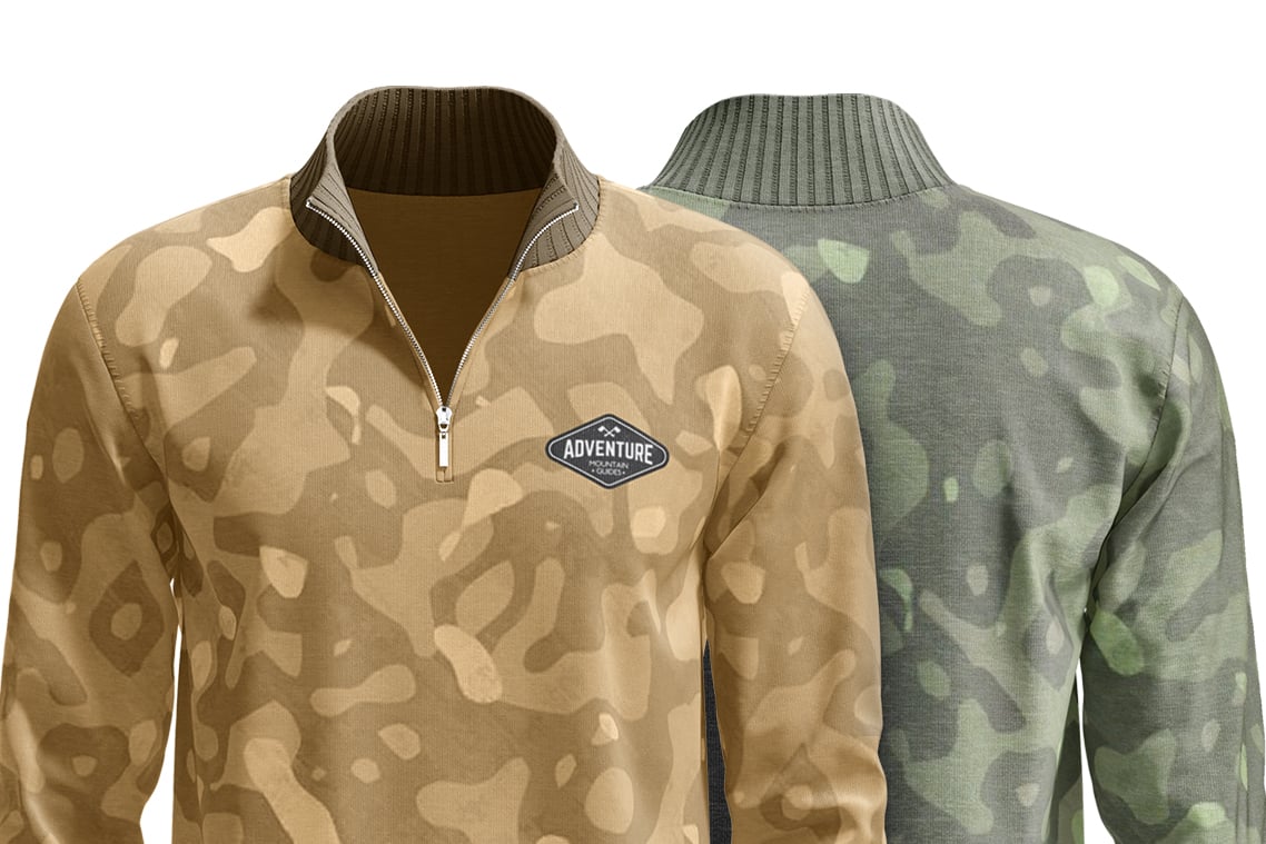 Quarter Zip Sweater Mockups Set