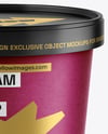 Kraft Paper Ice Cream Cup Mockup