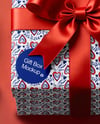 Gift Box with Red Hearts Mockup