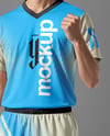 Asian Man Wearing Full Table Tennis Kit Mockup