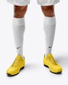 A Man Wearing a Full Soccer Kit Mockup