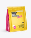 Glossy Food Bag Mockup - Half-Side View
