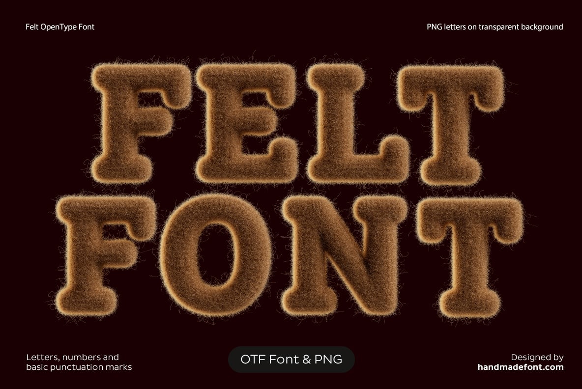 Felt Font