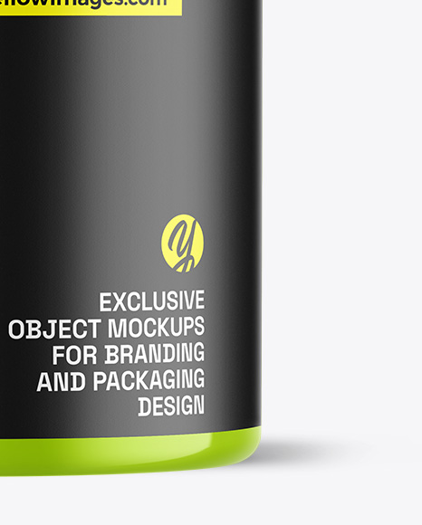 Glossy Protein Jar Mockup