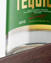 Golden Tequila Bottle Mockup