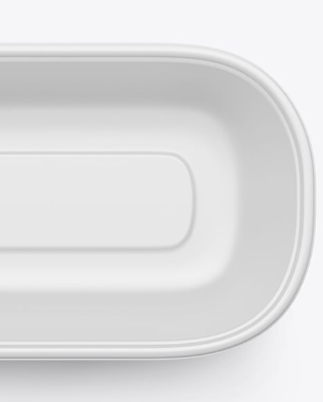 Matte Plastic Container in Paper Sleeve Mockup