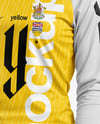 Female Soccer Goalkeeper Wearing Long Sleeve Jersey Mockup