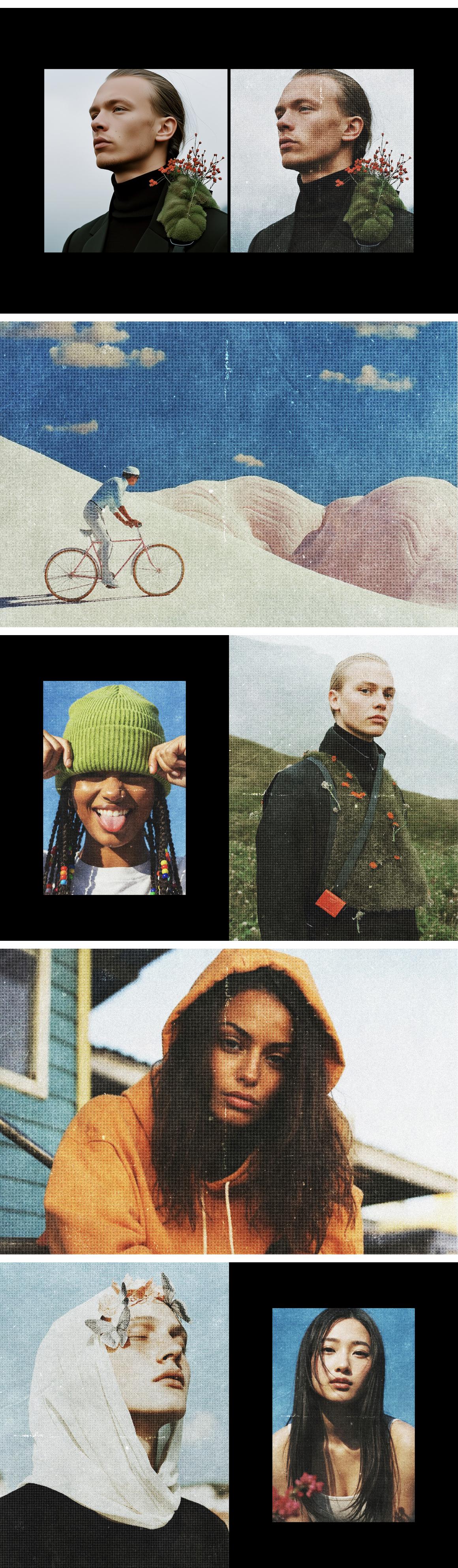 Worn Cover Photo Effect