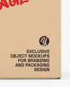 Kraft Paper Box Mockup – Front View