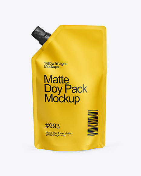 Matte Doy Pack Mockup