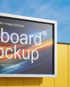 Billboard on the City Street Mockup