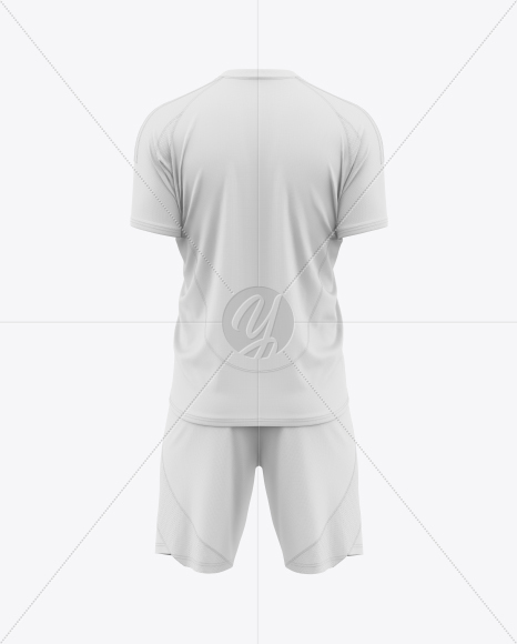Soccer Kit Mockup - Back View