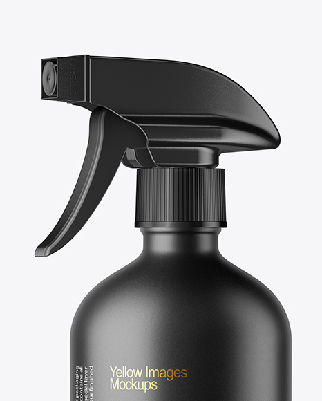 16oz Matte Spray Bottle Mockup