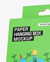 Paper Hanging Box Mockup