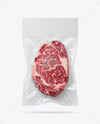 Beef Steak Vacuum Packaging Mockup