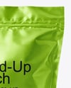 Metallic Stand-up Pouch Mockup
