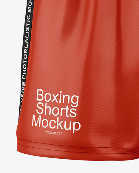 Boxing Shorts Mockup - Front View