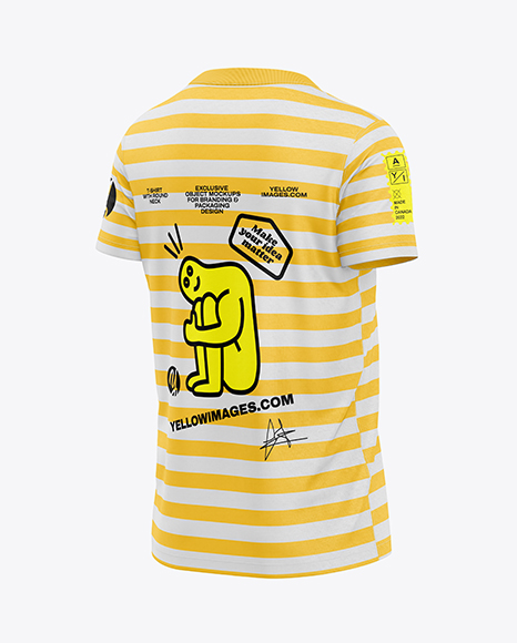 Kids T-Shirt Mockup - Back View