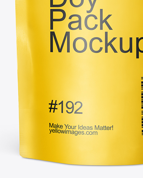 Matte Doy Pack Mockup