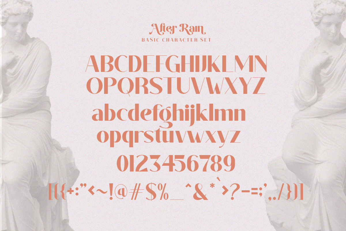 After Rain - Luxury Sans Font