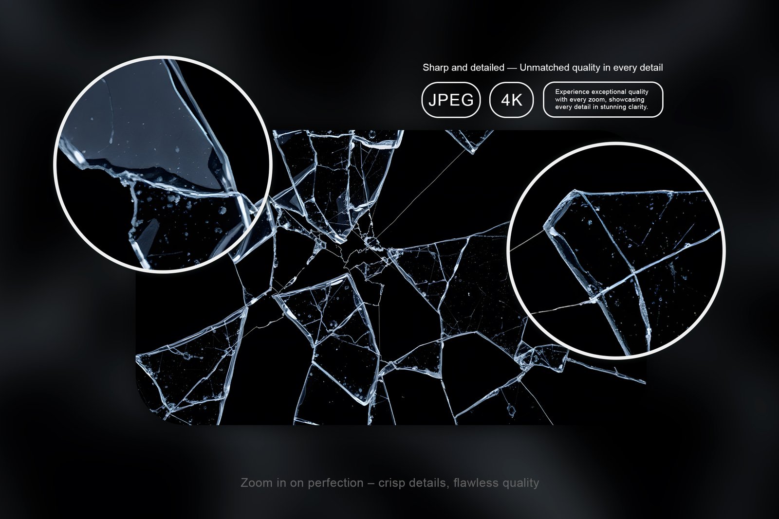 Realistic Broken Glass Overlays