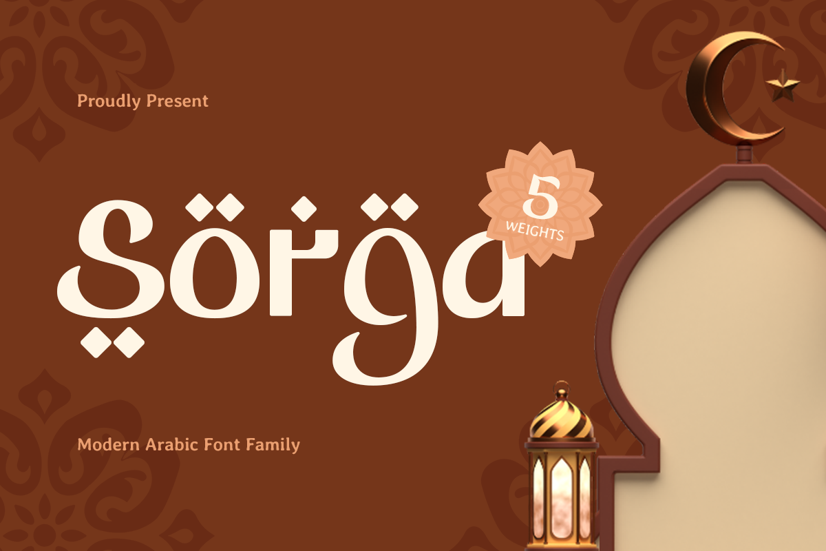 Sorga - Modern Arabic Font Family