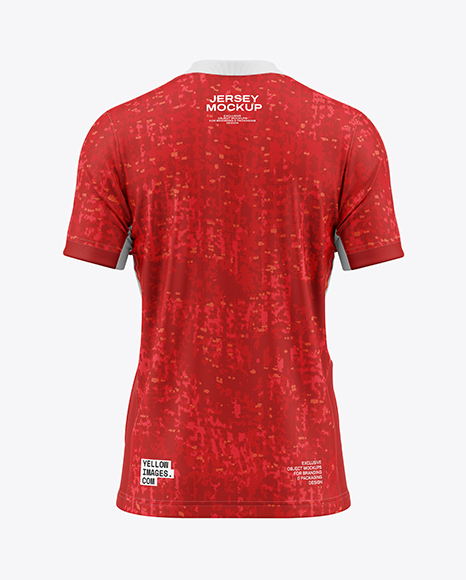 Soccer Jersey Mockup - Back View - Apparel mockups
