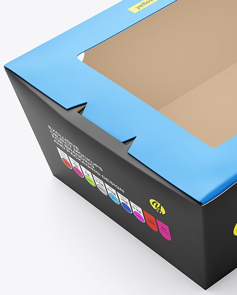 Paper Food Box Mockup