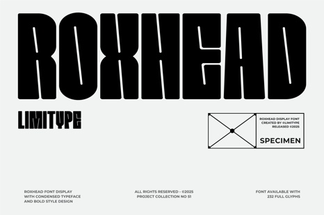 Roxhead - Condensed Font - Fonts