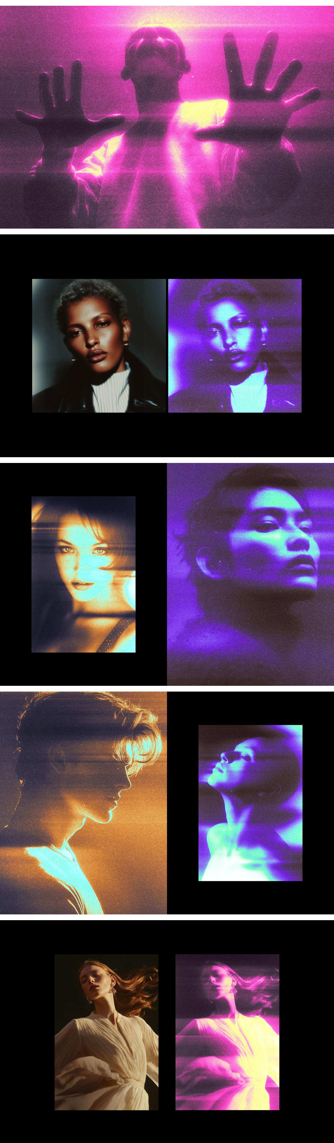 Horizontal Blur Photo Effect