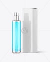 Glass Color Perfume Bottle with Box Mockup