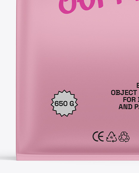 Coffee Bag Mockup – Front View