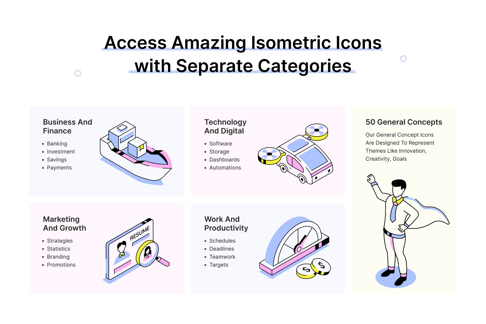 Universal Isometric Icons