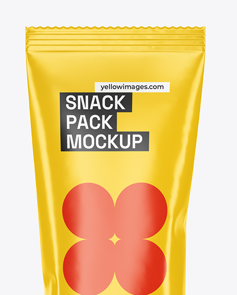 Glossy Snack Pack Mockup
