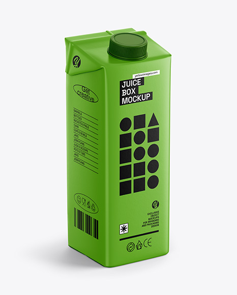 Juice Package Mockup - Horizontal+Package+Box+Mockup