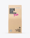 Kraft Paper Bag Mockup – Front View