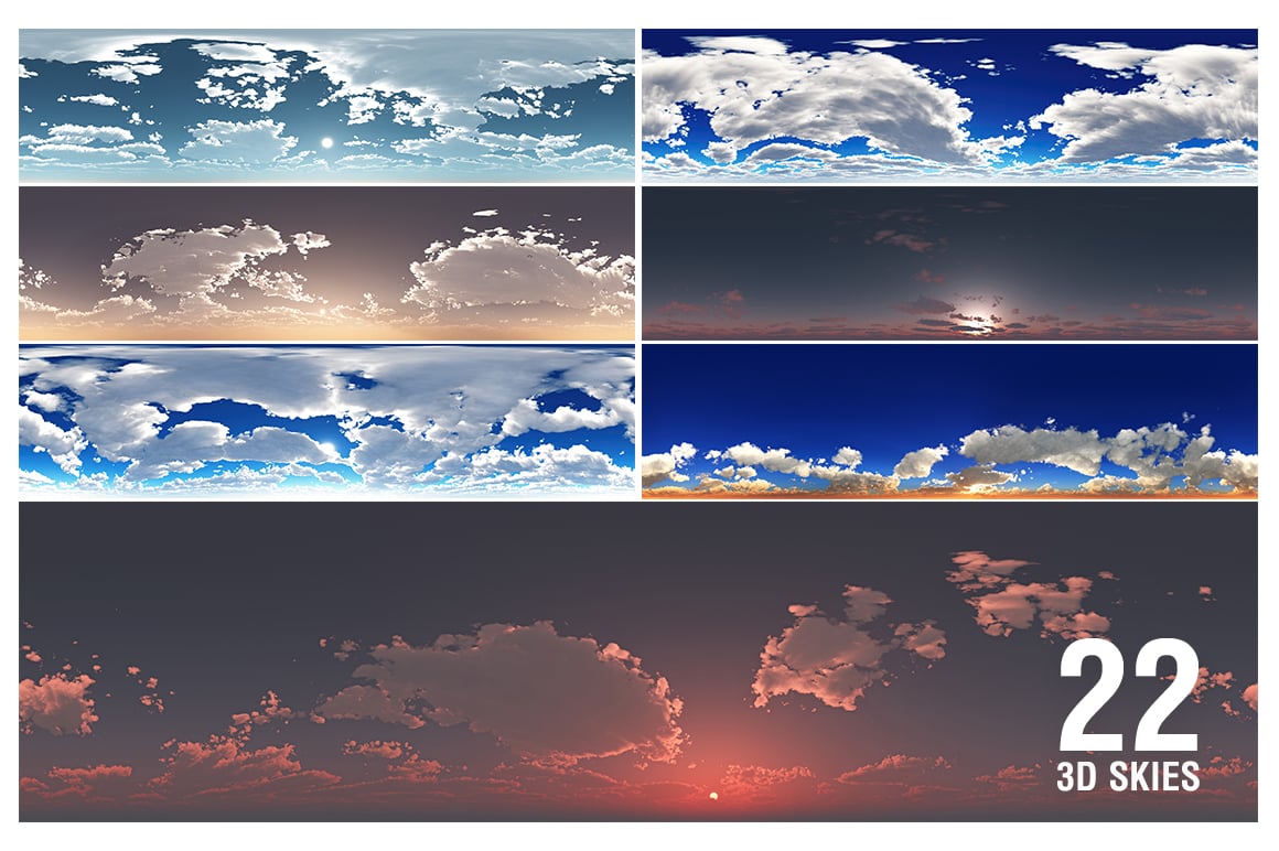 3d Sky Panoramas Bundle