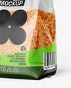 Transparent Package with Lentils Mockup