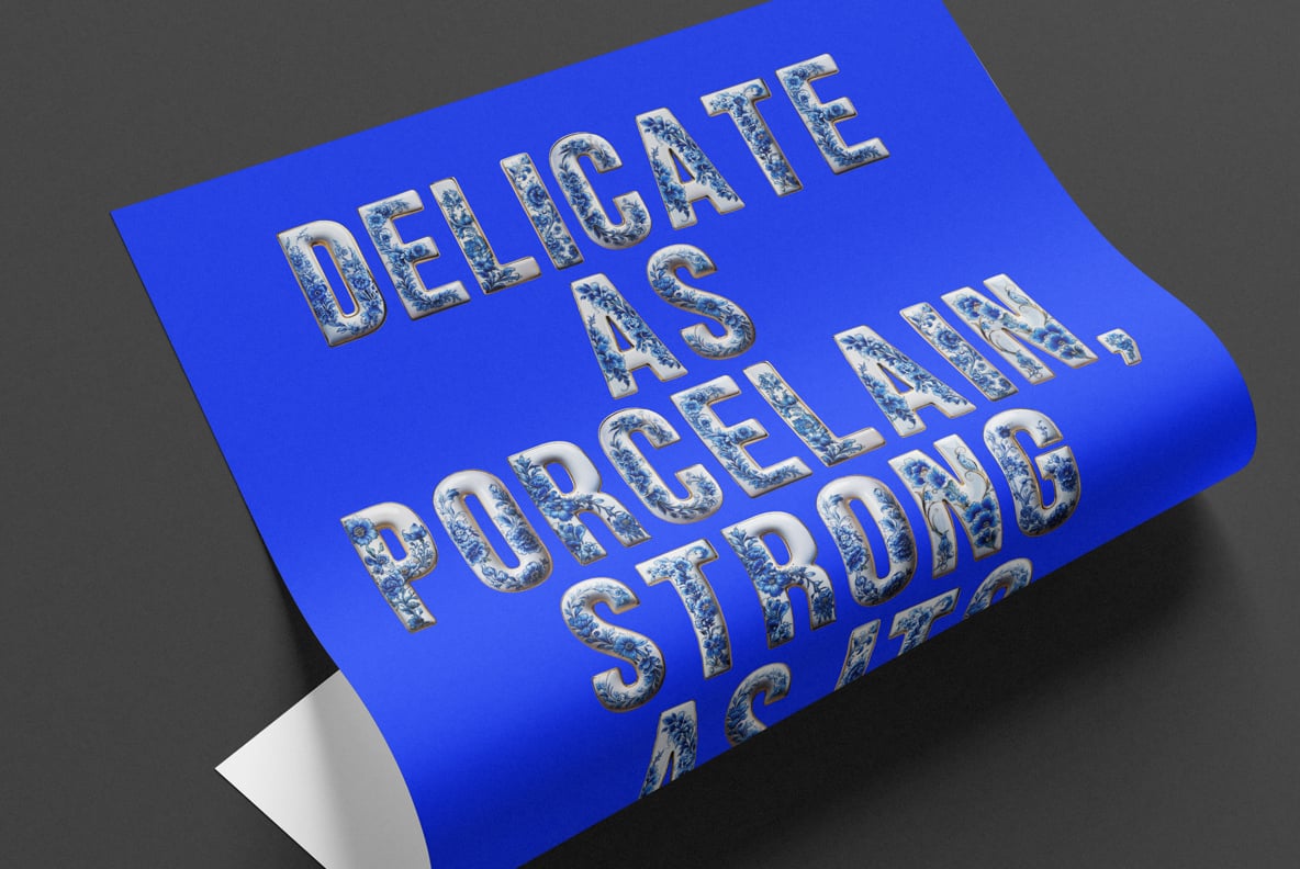 Porcelaine Luxe Font
