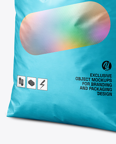 Matte Bag with Handle Mockup