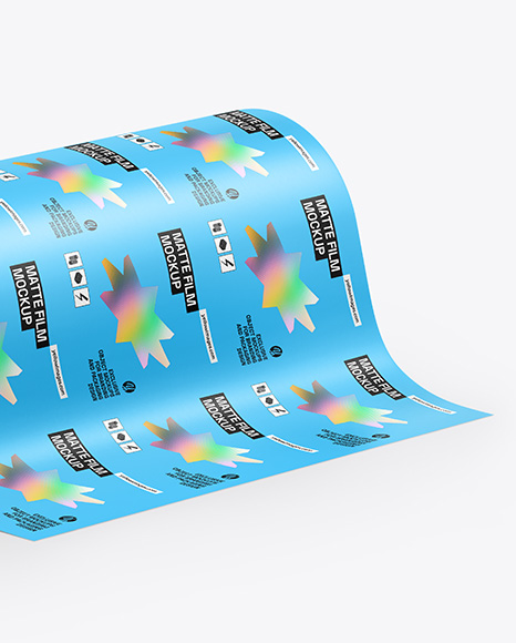 Matte Film Roll Mockup