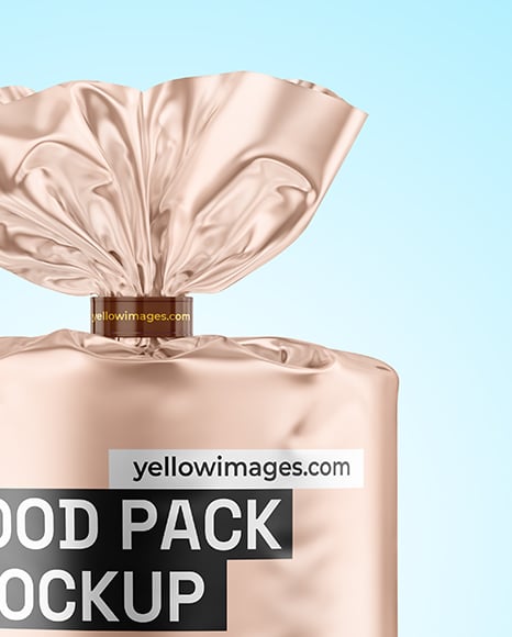 Matte Metallic Package Mockup