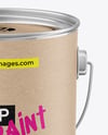 Paint Tin Can w/ Handle Mockup