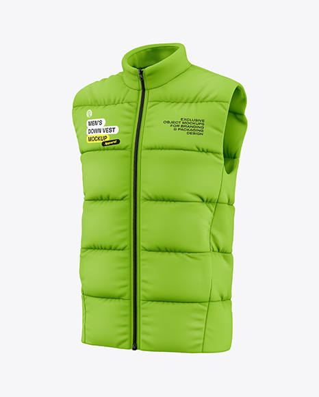 Down Vest Mockup