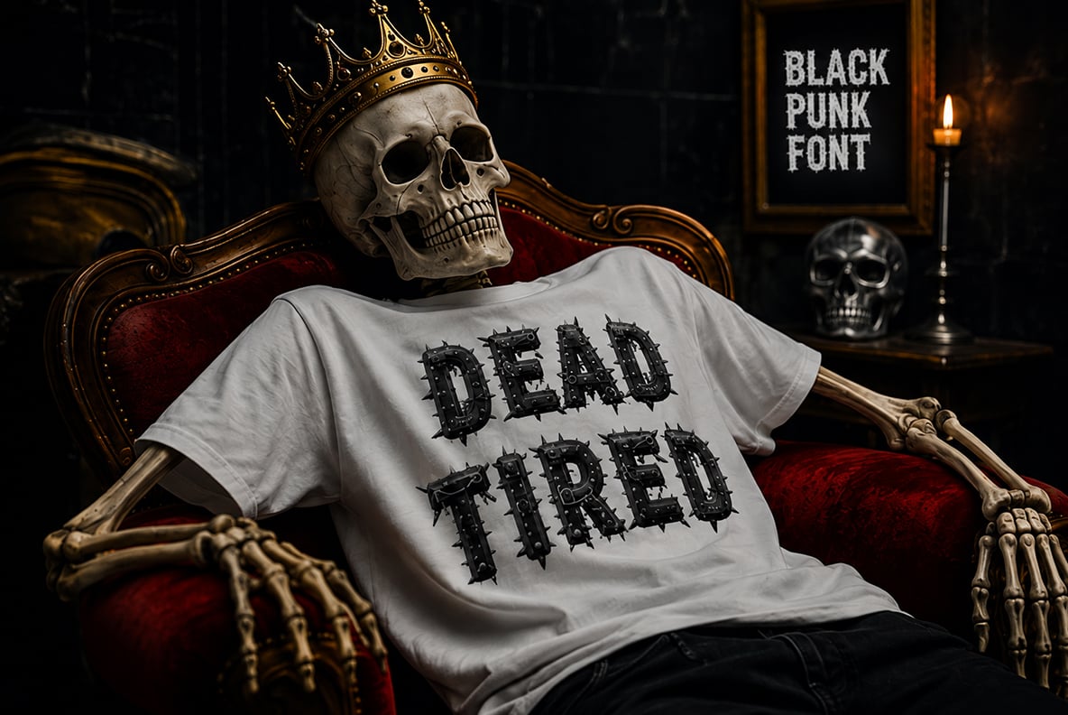 Black Punk Font
