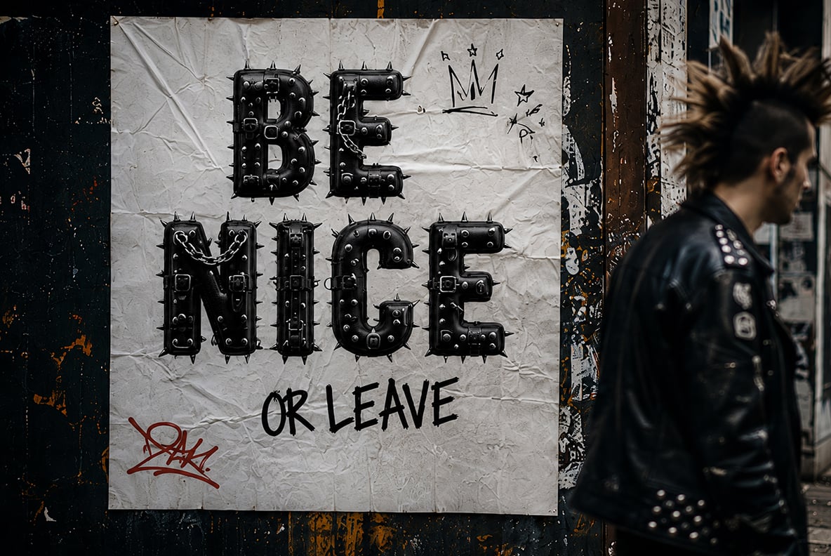Black Punk Font