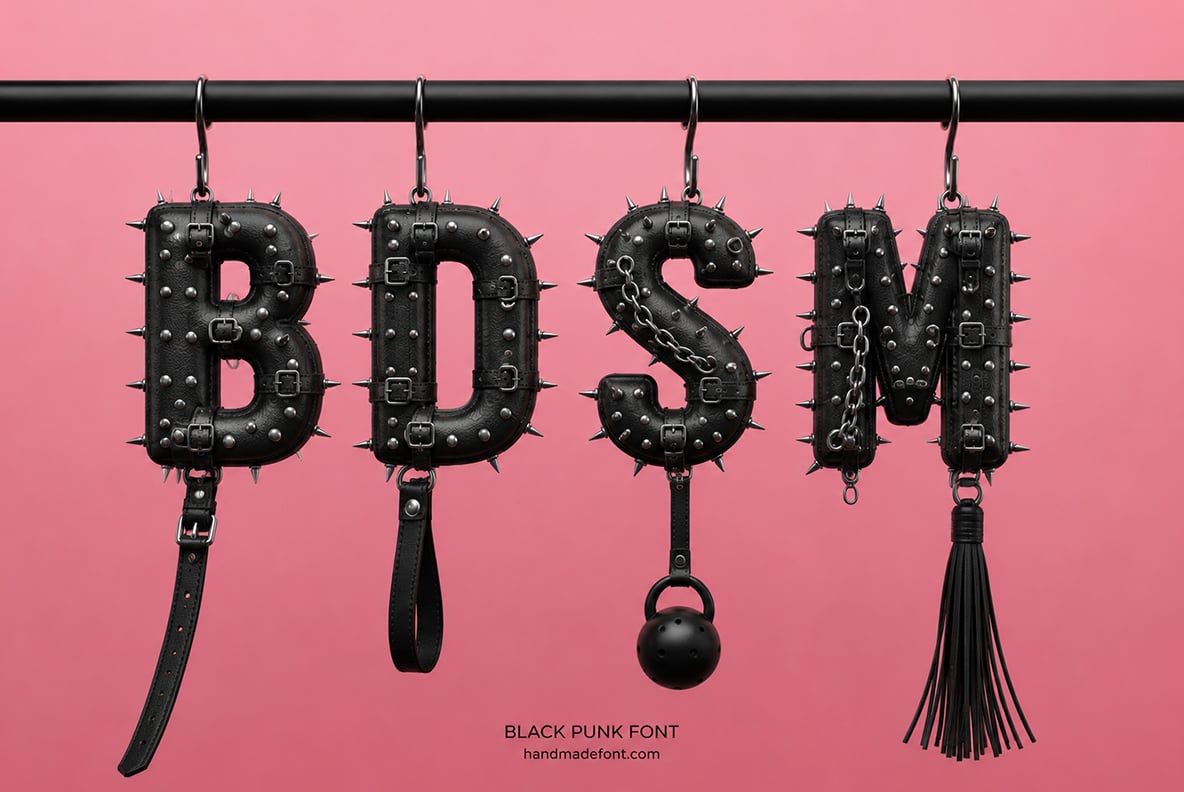 Black Punk Font