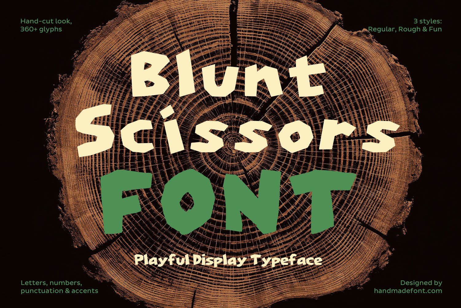 Blunt Scissors Font